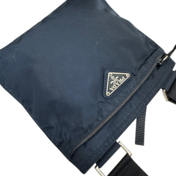 PRADA Blue Pochette Shoulder Bag - Picture 5 of 9